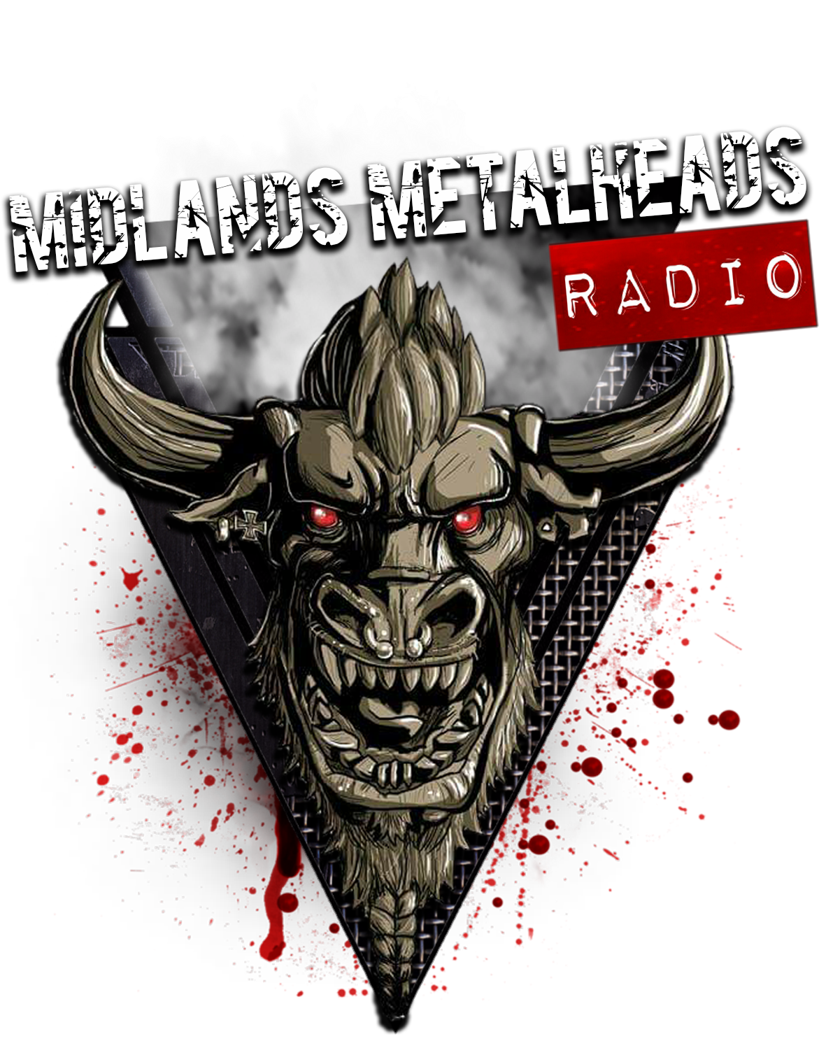 Midlands Metalheads Radio Ltd Meet The Team - Skull Clipart (1191x1648), Png Download