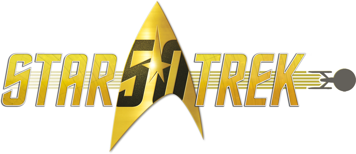 Star Trek 50th Logo Clipart (1500x655), Png Download