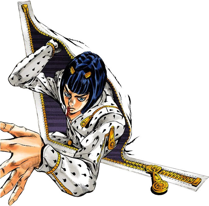 Jjba Jojo's Bizarre Adventure Vento Aureo Bruno Bucciarati - Sticky Fingers Jojo Png Clipart (744x923), Png Download