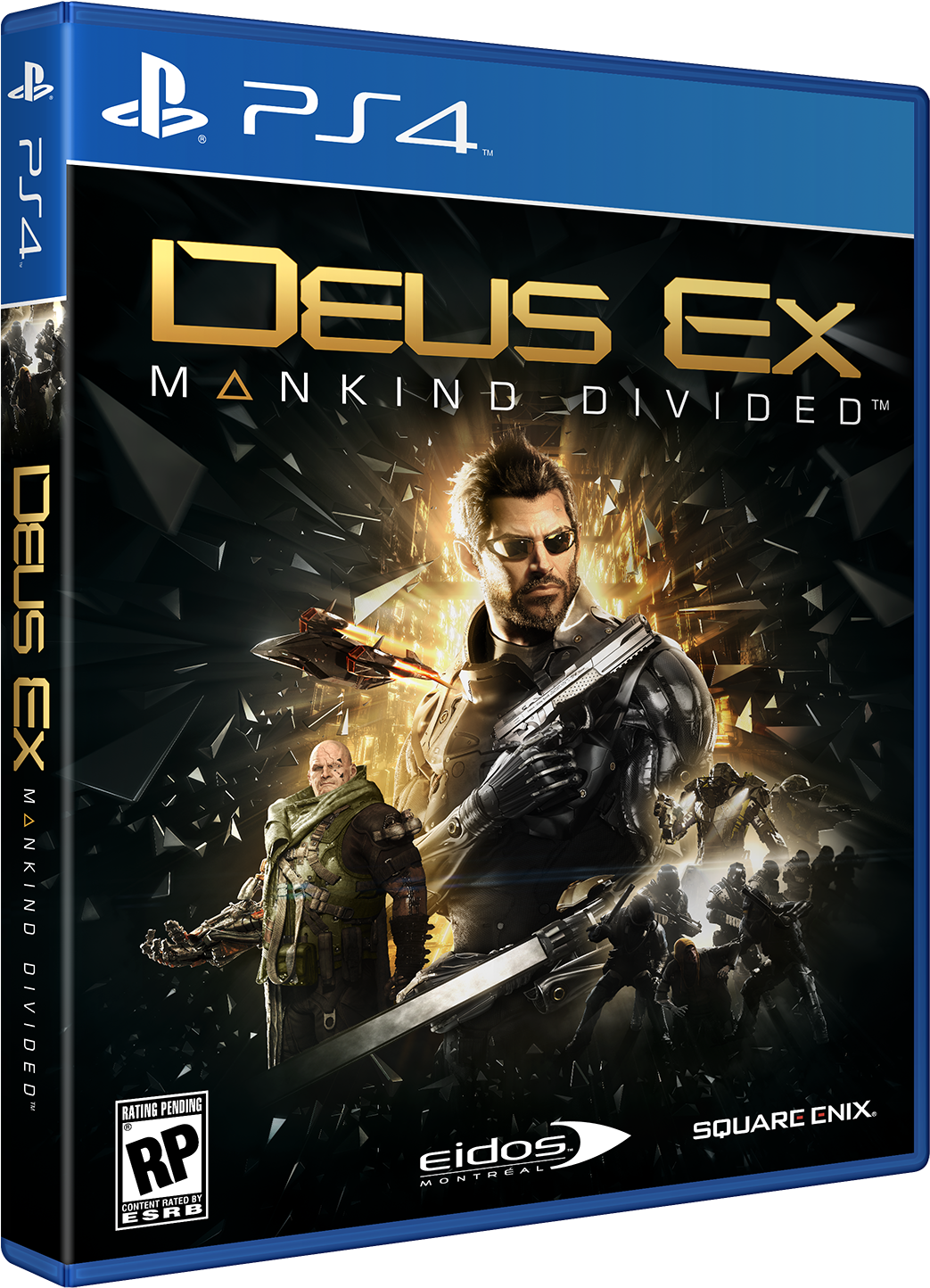 Deus Ex Ps4 Box Clipart (1500x1500), Png Download