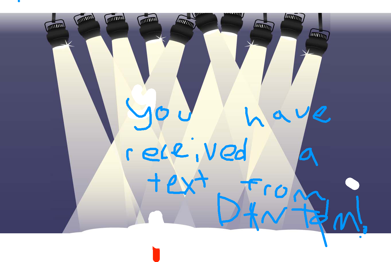 Background Scene - Spotlight Stage - Stage Background Clipart (1363x913), Png Download