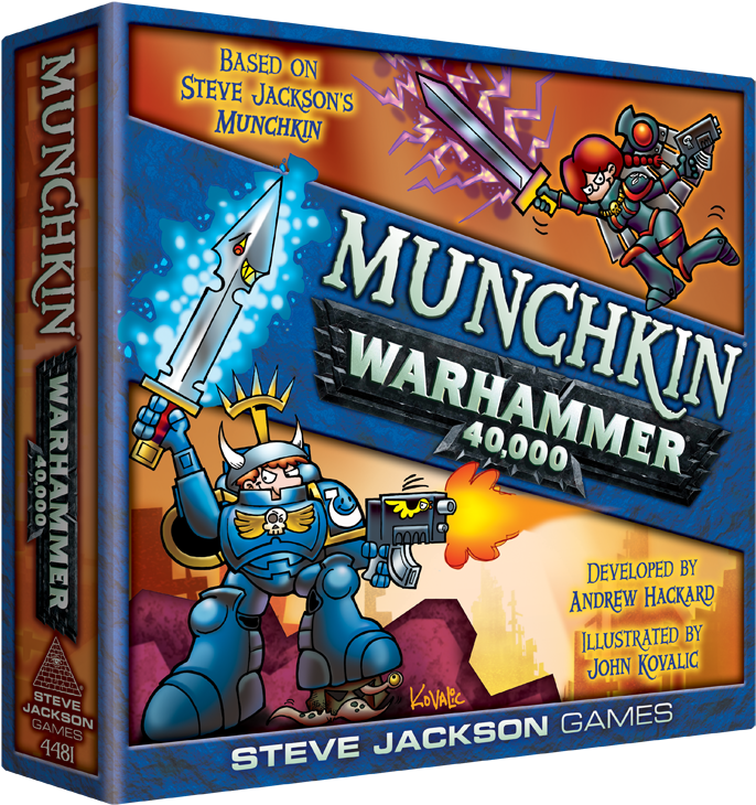 Munchkin Warhammer 40,000 Cover - Munchkin Warhammer 40000 Clipart (720x752), Png Download