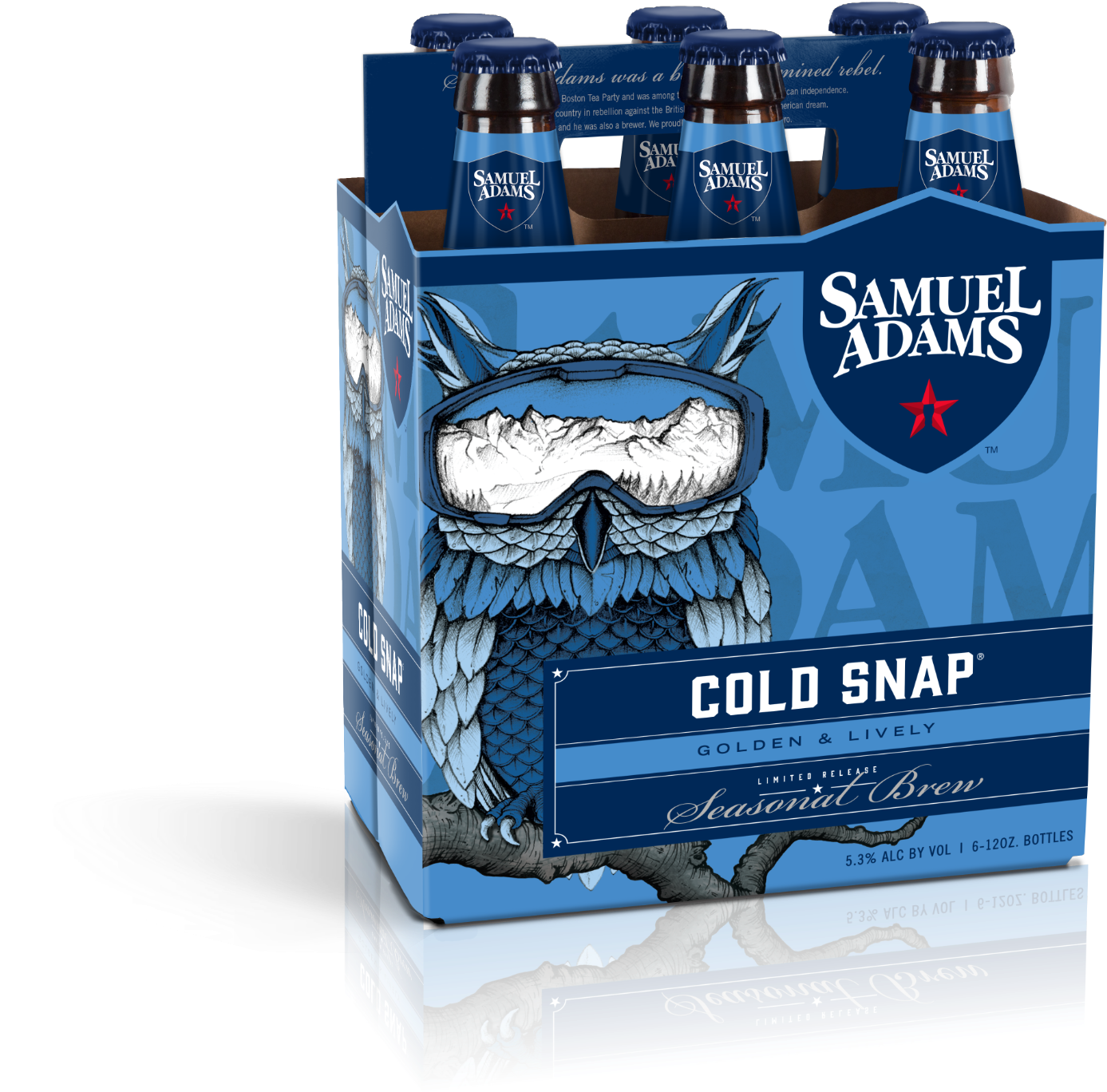 Boston Beer Company Introduces 2 New Seasonal Beers - Sam Adams Cold Snap 2017 Clipart (2000x1997), Png Download