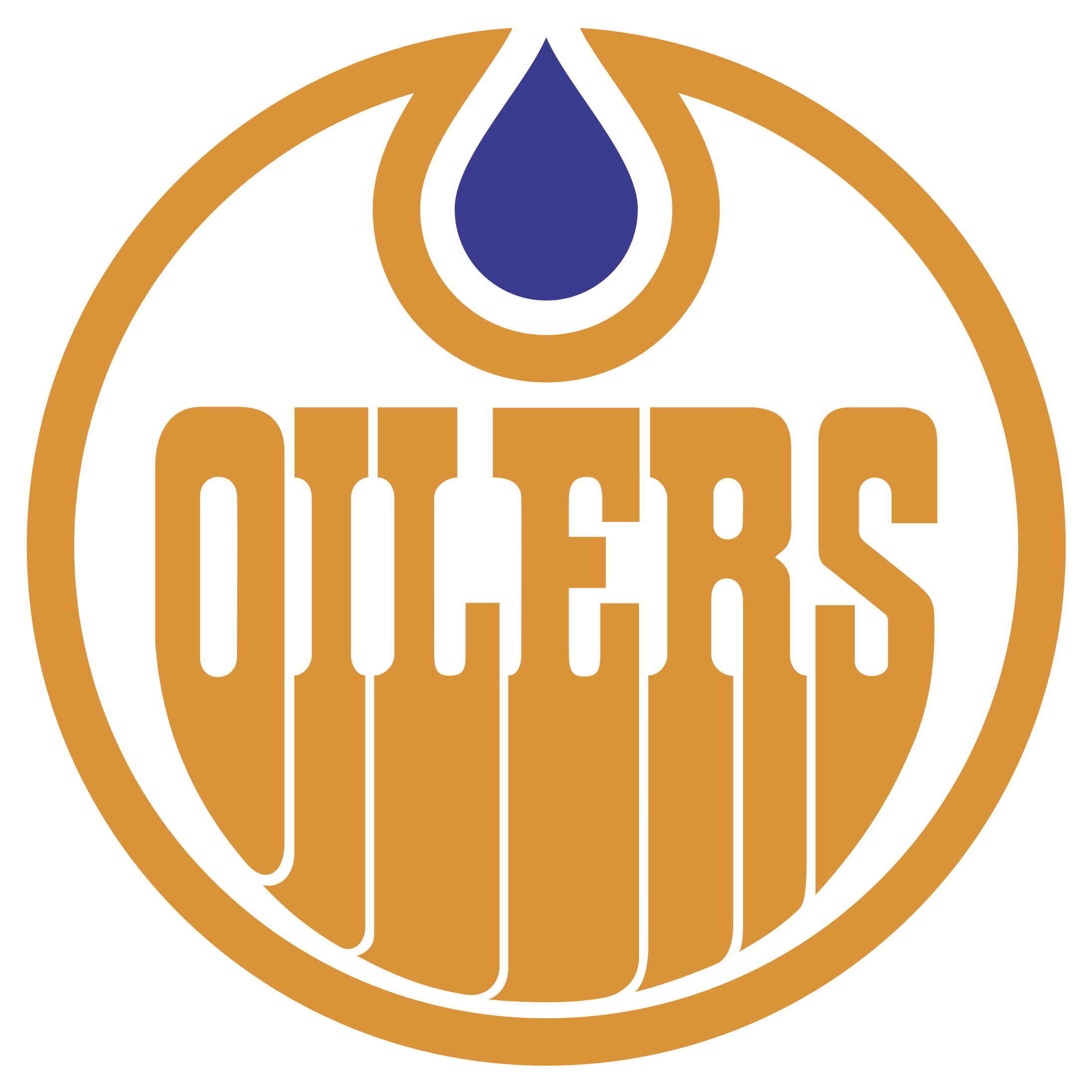 Edmonton Oilers Logo Png Transparent - Edmonton Oilers Logo 2015 Clipart (2400x2400), Png Download