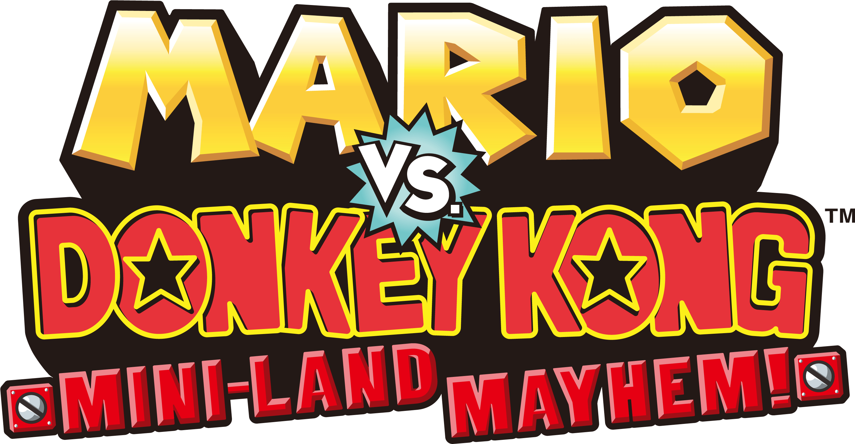 American Logo - Mario Vs Donkey Kong Mini Land Mayhem Logo Clipart (2956x1563), Png Download