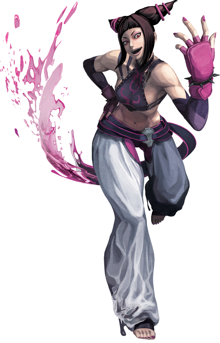 Juri - Juri Han Street Fighter 4 Clipart (849x1322), Png Download