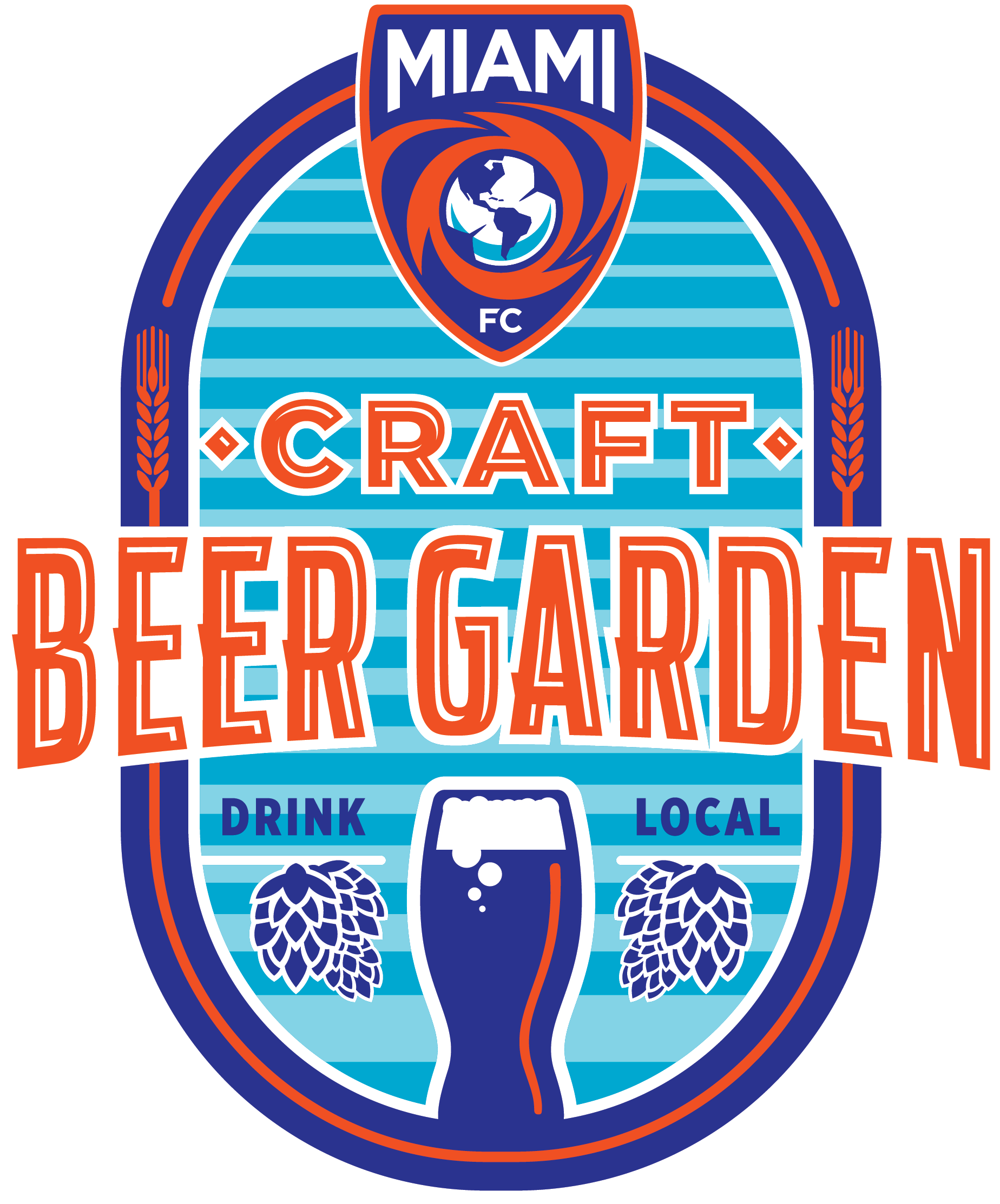 Craft Beer Garden For Our 21 And Over Fans, We Are - Miami Fc Clipart (1848x2226), Png Download