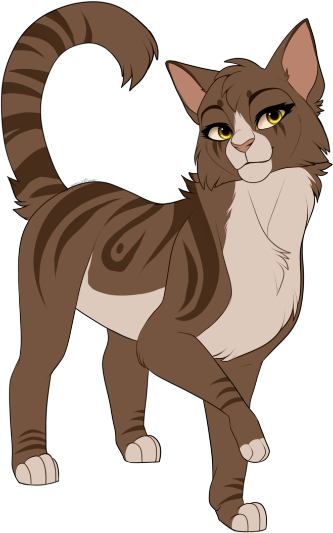 Tigerlilly Warrior Of Thunderclan By Purespiritflower - Warrior Cat Kits Oc Purespiritflower Clipart (730x1094), Png Download