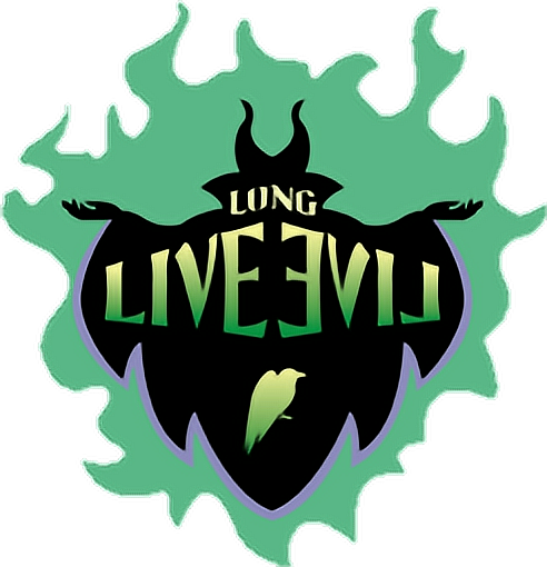 #longliveevil #descendants #descendants2 #mal #maleficent - Descendants 2 Long Live Evil Logo Clipart (492x510), Png Download