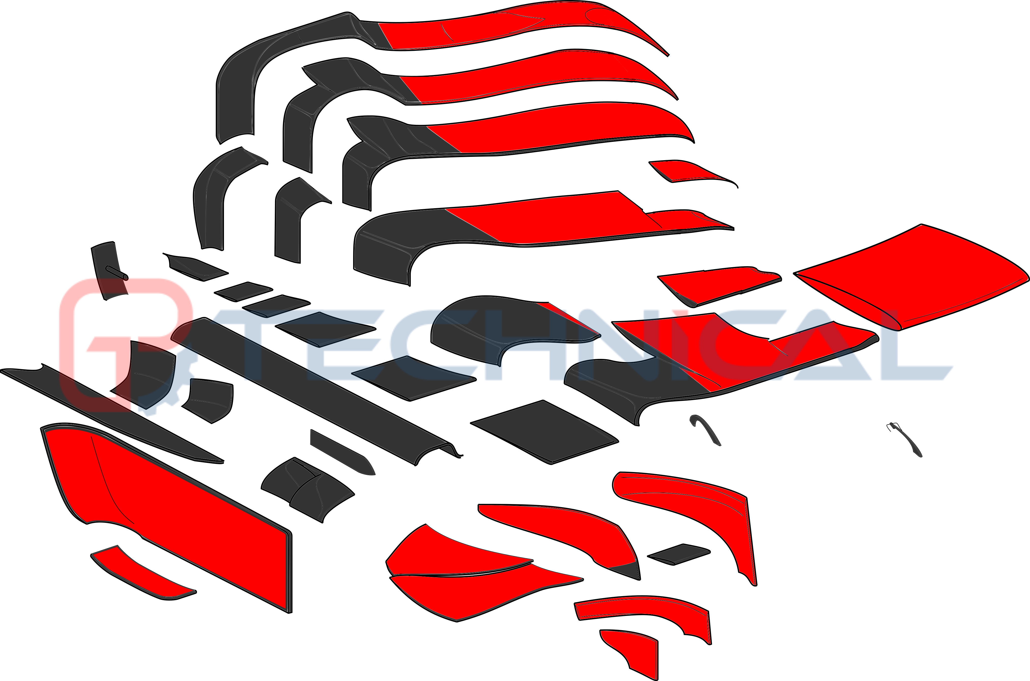 Scuderia Ferrari Logo Png Transparent Background - Graphic Design Clipart (4052x2679), Png Download