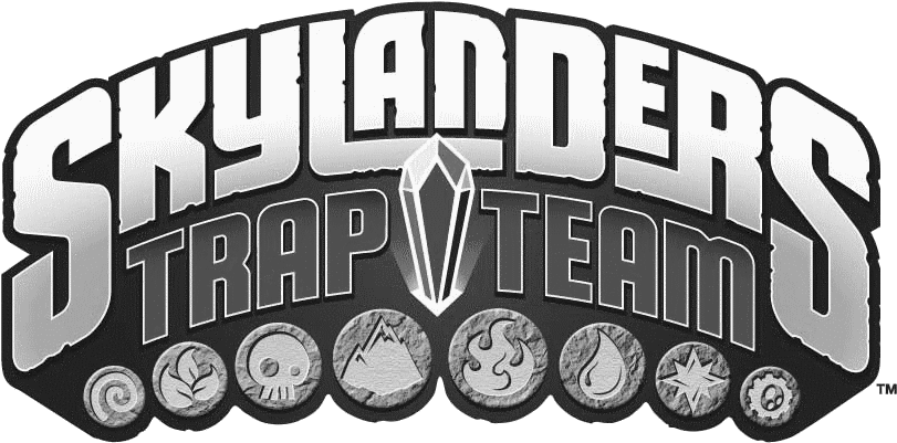 Info - Skylanders Trap Team Title Clipart (876x455), Png Download