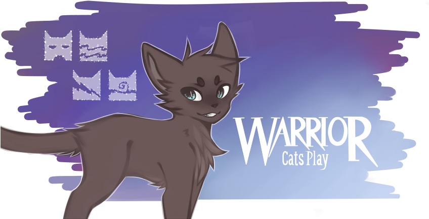 Hello, And Welcome To Warrior Cats Play We're Glad - Cartoon Clipart (850x493), Png Download