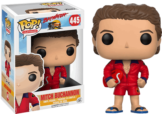 Pop Vinyls - Mitch Buchannon Funko Pop Clipart (600x600), Png Download