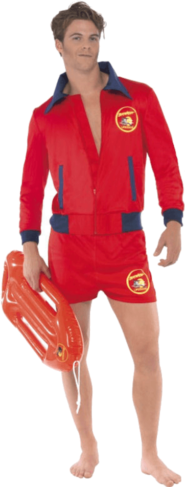 Baywatch Costume - Lifeguard Costume Clipart (600x951), Png Download