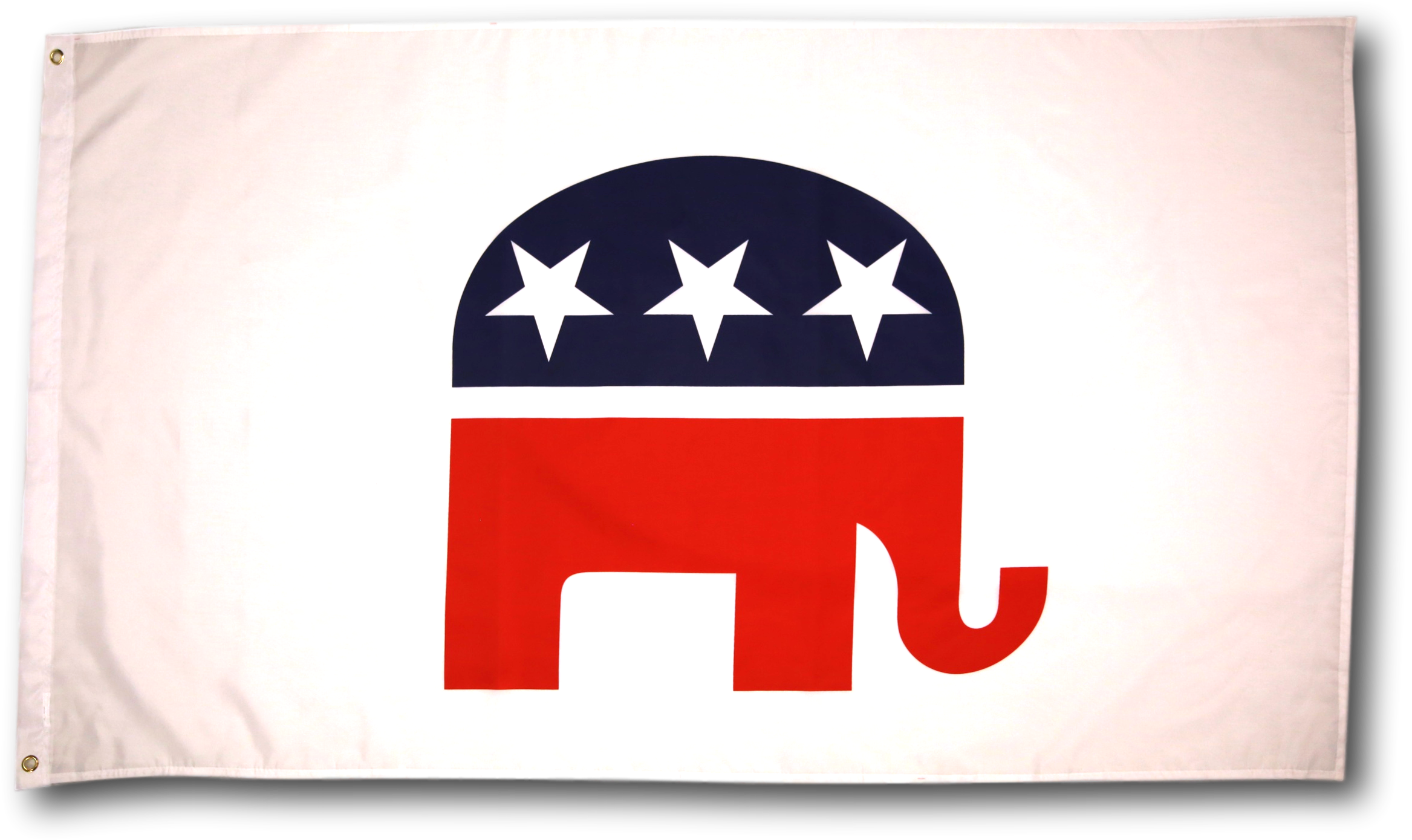 Foot Republican Flag Double Stitched Elephant Flag - Republican Party Flag Clipart (2514x1676), Png Download