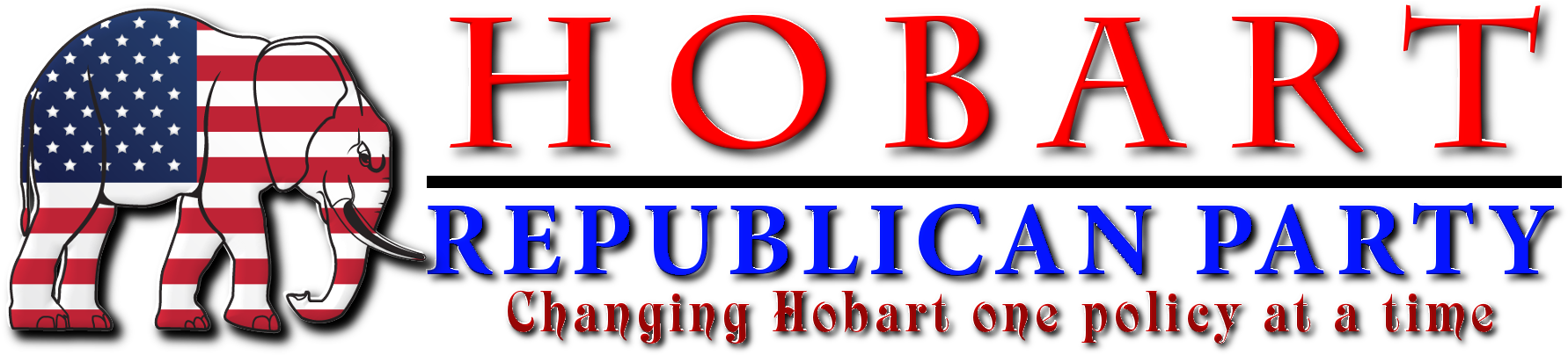 Hobart Republican Party Logo - Oval Clipart (1806x415), Png Download