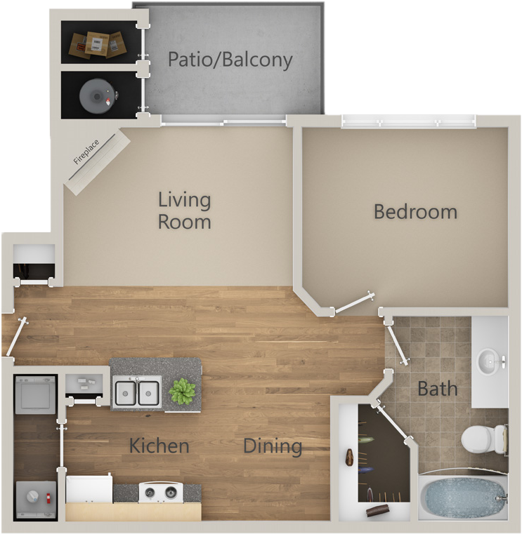 A1 - Floor Plan Clipart (1280x960), Png Download