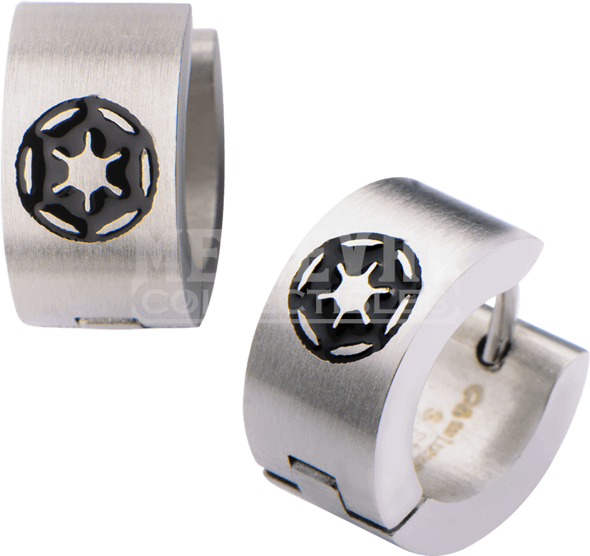 Galactic Empire Logo Huggie Earrings - Earring Clipart (850x850), Png Download