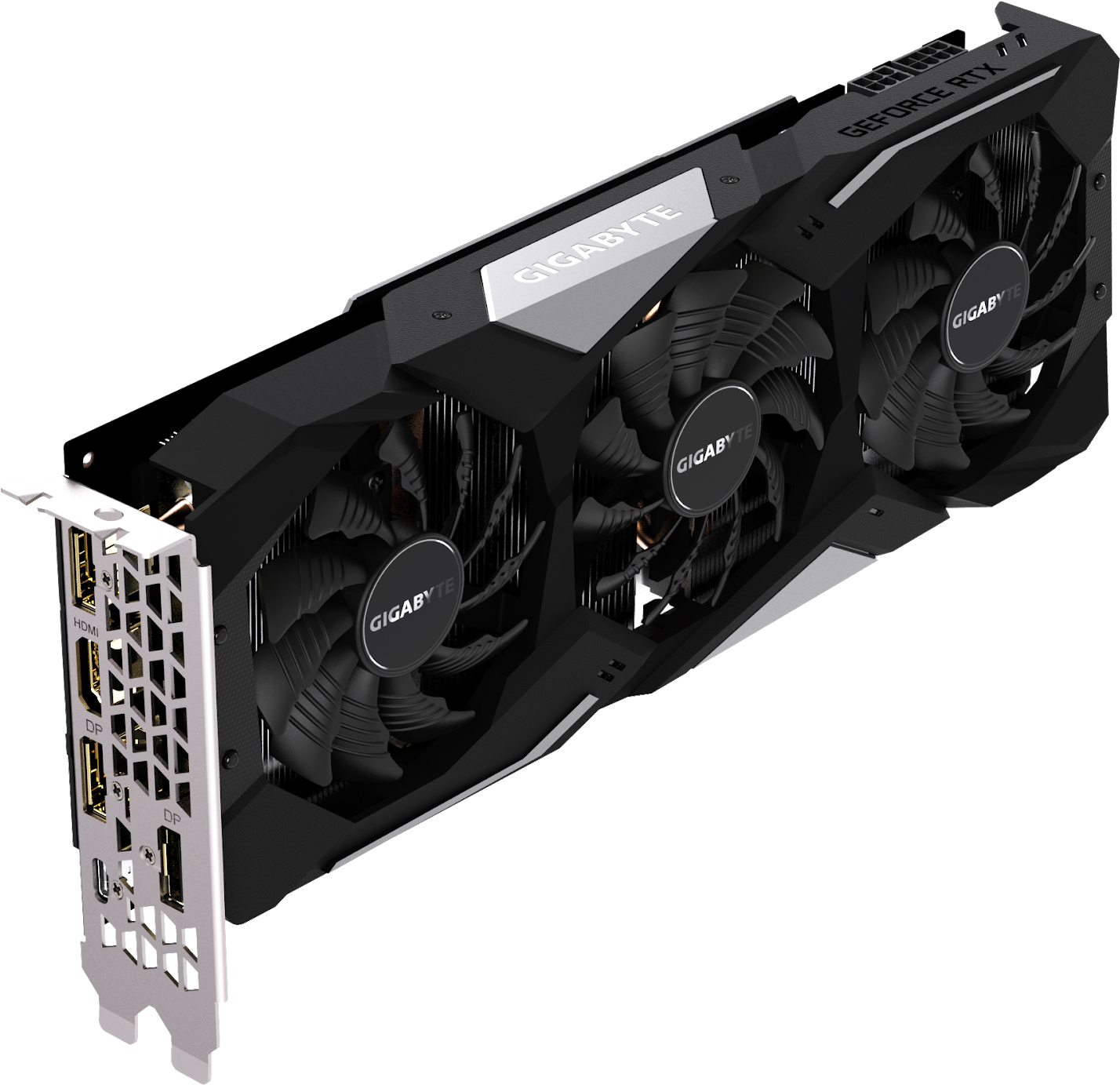 Gigabyte Geforce Rtx 2070 Gaming Oc Clipart (2500x1618), Png Download