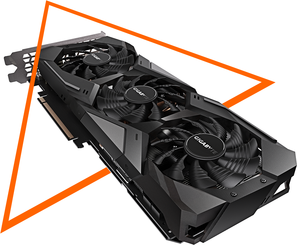 Gigabyte Geforce Rtx 2070 Gaming Oc 8g Ggdr6 Displayport - Gigabyte 2060 Gaming Oc Clipart (1077x882), Png Download