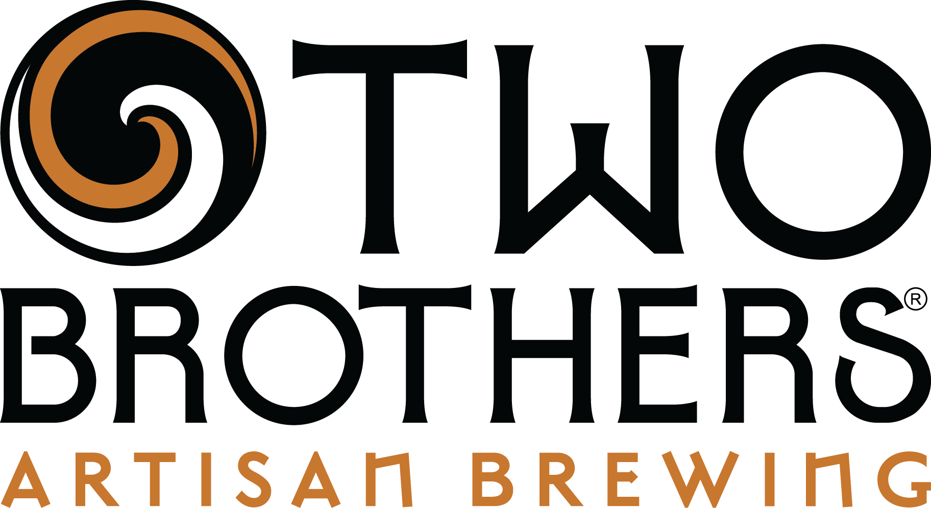 Two Brothers Tap House Logo - Two Brothers Brewery Logo Clipart (1824x995), Png Download