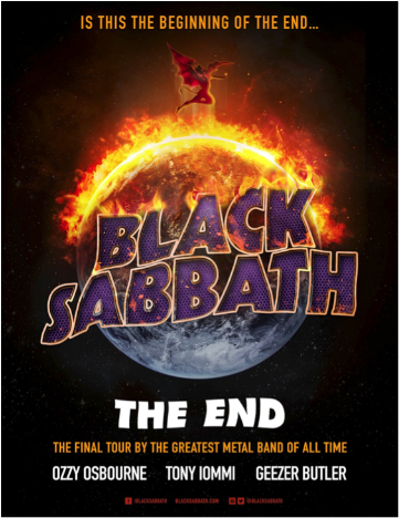 Black Sabbath The End Tour Poster - Poster Clipart (700x467), Png Download
