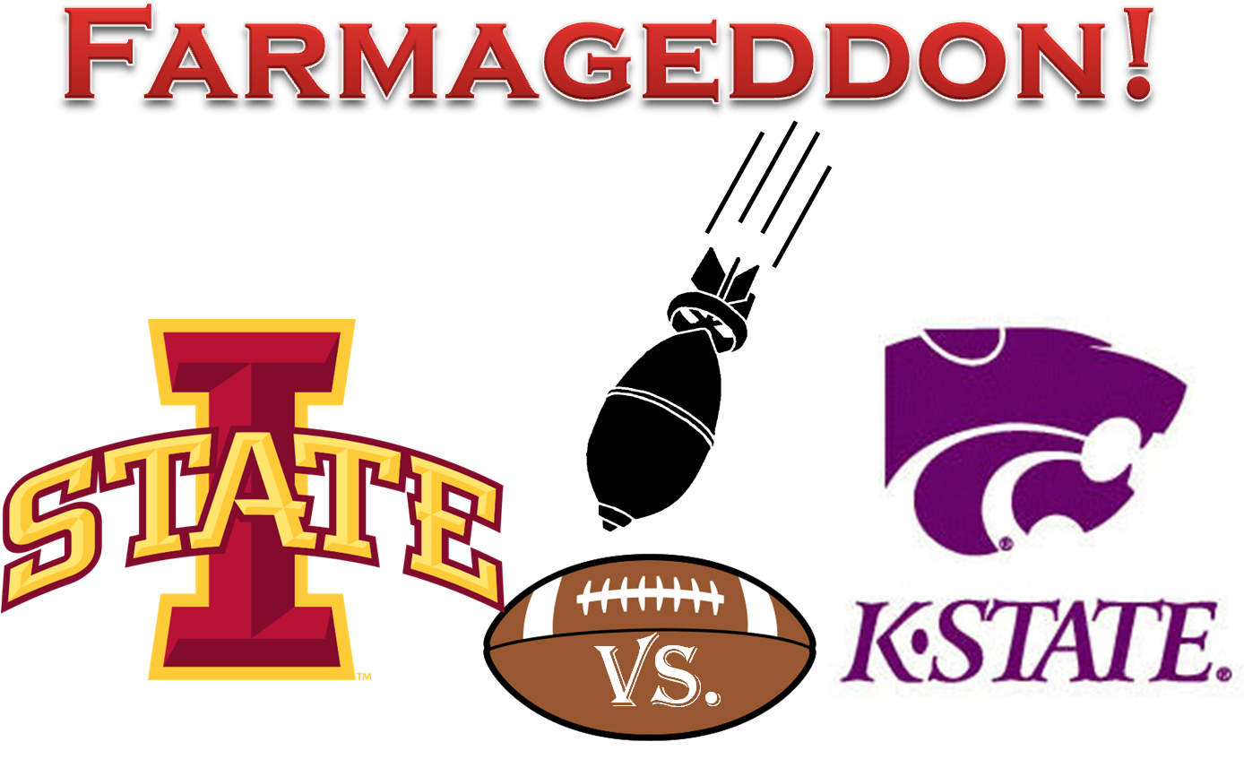 Farmageddon - Iowa State Vs Kansas State Clipart (1446x934), Png Download
