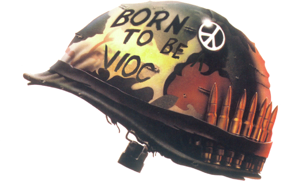 Born To Be A Vioc - Full Metal Jacket Png Clipart (1024x768), Png Download