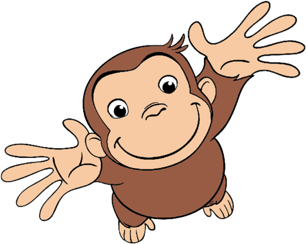 Svg Free Download Clip Art Images Cartoon Regarding - Curious George Clipart - Png Download (1024x817), Png Download