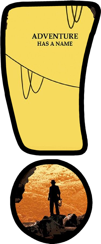 Symbol / - Indiana Jones Pop Art Clipart (565x845), Png Download