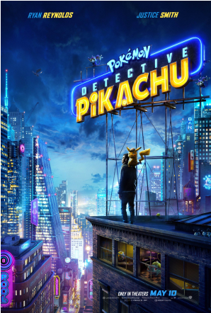 Rated Pg - Detective Pikachu Poster Clipart (700x441), Png Download