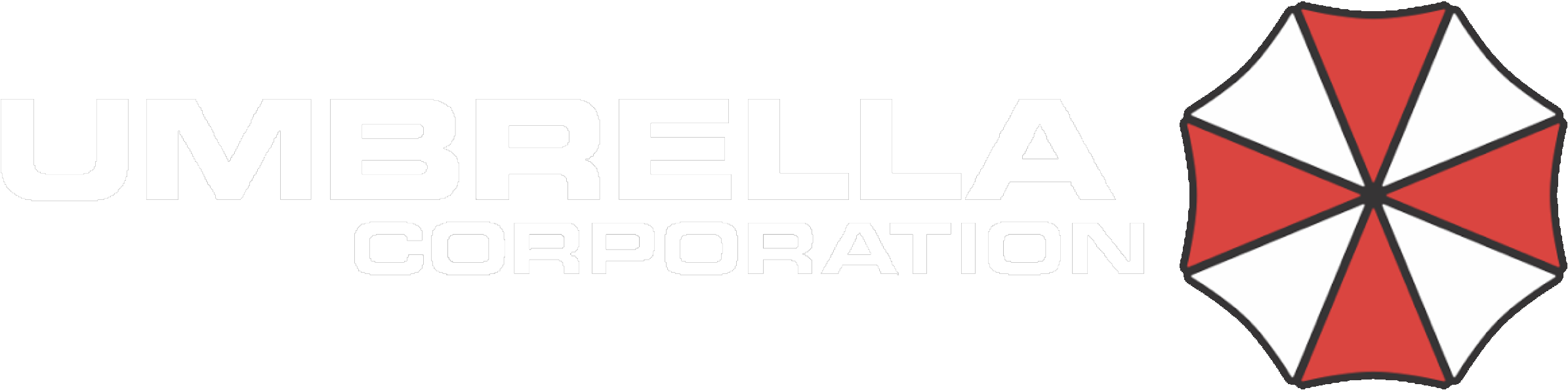 1968-2004 Umbrella Corporation All Resident Evil Trademarks, - Umbrella Corporation Logo Transparency Clipart (2500x800), Png Download