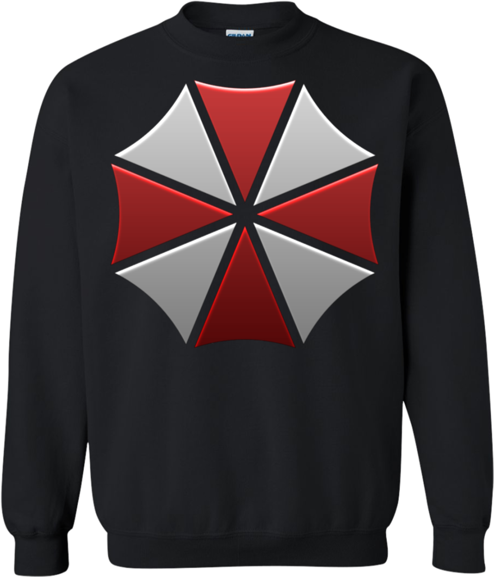 Umbrella Corporation Corp Logo Crewneck Pullover Sweatshirt - Captain Marvel Inspirational Quotes Clipart (1155x1155), Png Download