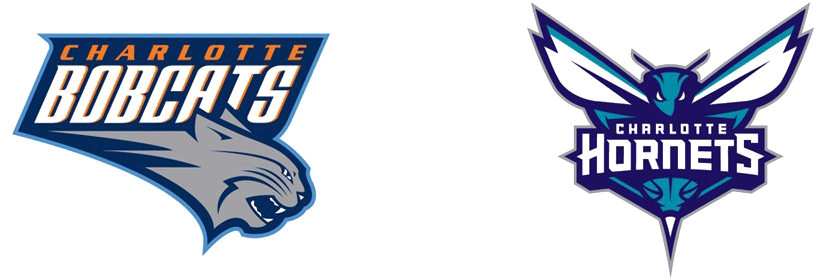 Charlotte Hornets Png Image - Nba Teams Vector Logo Clipart (1000x416), Png Download
