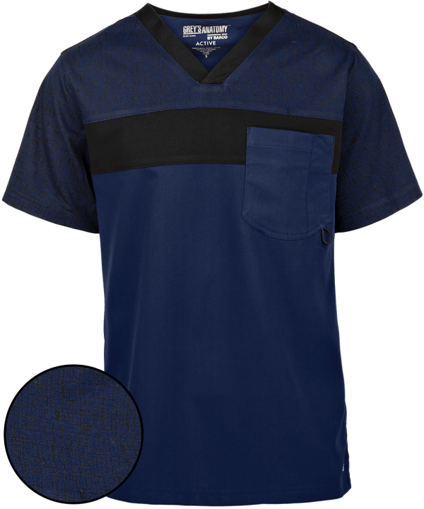 Grey's Anatomy - Grey's Anatomy Scrubs Men's Clipart (600x720), Png Download