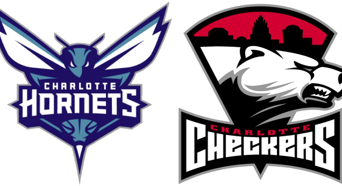 Charlotte Hornets Png Hd - Trail Blazers Vs Hornets Clipart (1100x600), Png Download