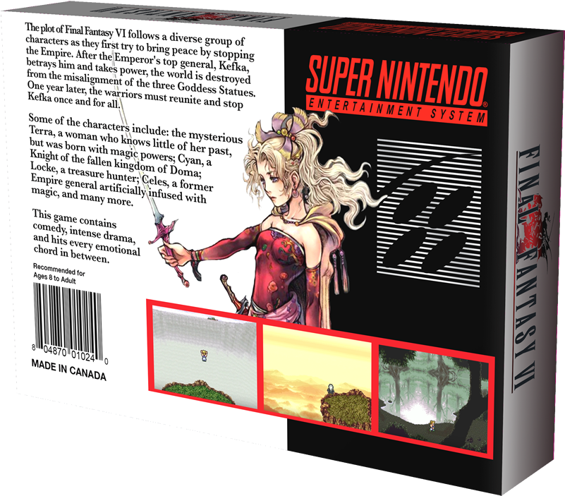 Final Fantasy Vi - Snes Clipart (860x860), Png Download