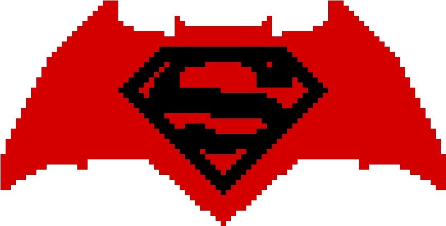 Batman Vs Superman - Batman V Superman Pixel Clipart (950x450), Png Download
