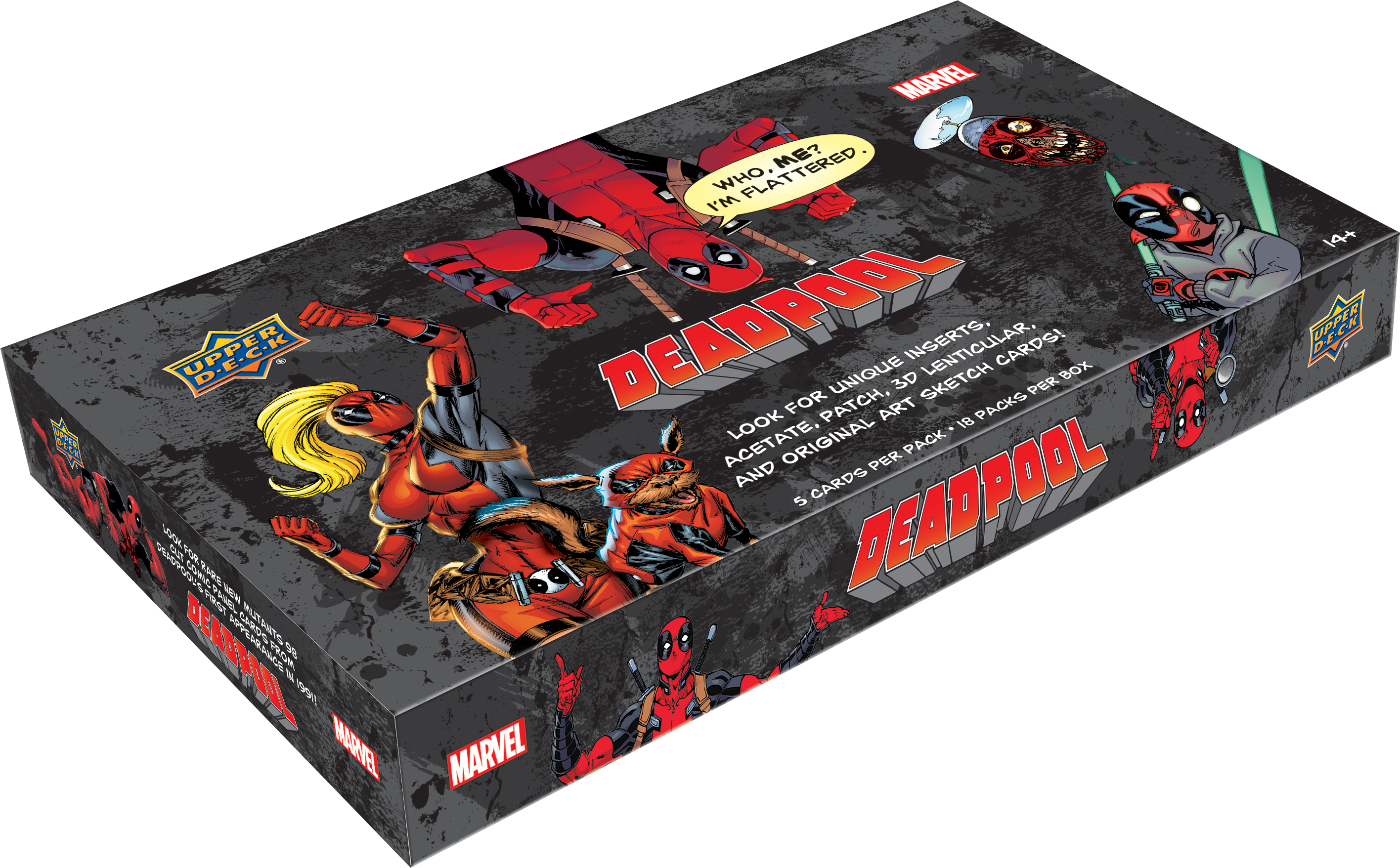 Deadpool Trading Cards - Pc Game Clipart (2832x1757), Png Download