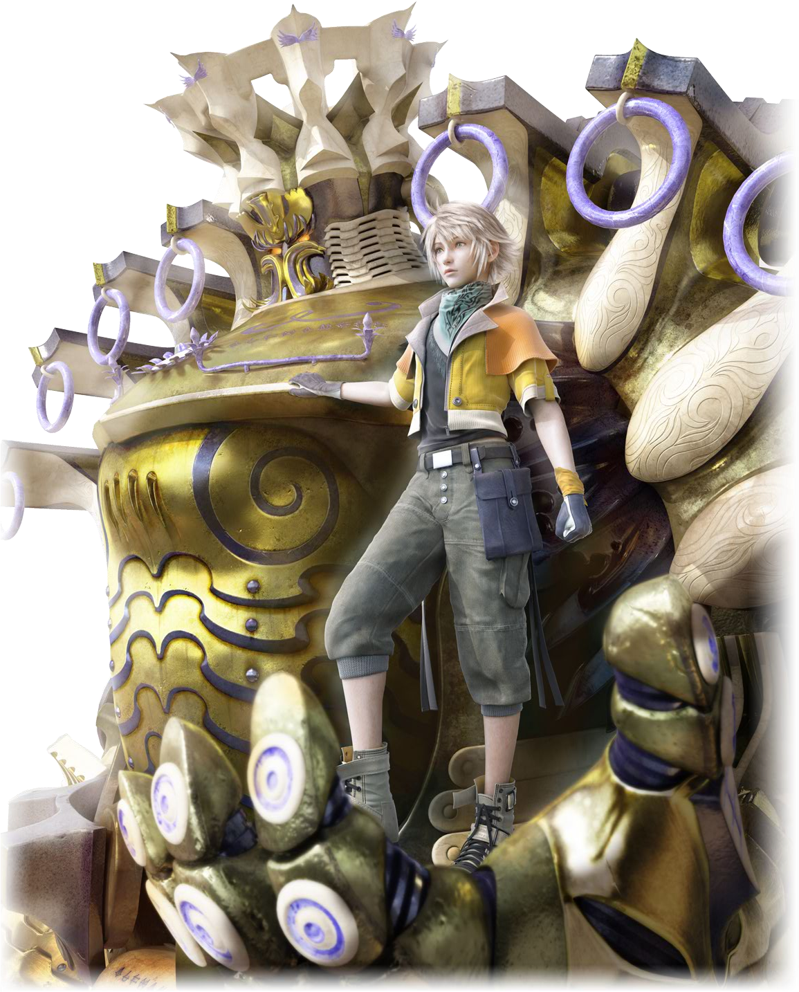 Final Fantasy Xiii Characters - Final Fantasy Xiii Alexander Clipart (1200x1440), Png Download