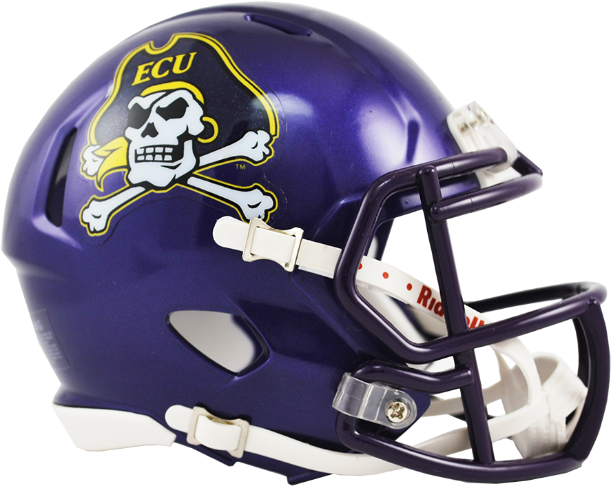 East Carolina Speed Mini Helmet - East Carolina Football Helmet Clipart (1000x801), Png Download