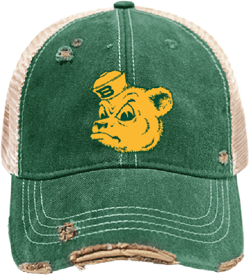 Baylor The Sailor Tea Washed Snap Back Vintage Trucker - Baylor Bears And Lady Bears Clipart (560x560), Png Download