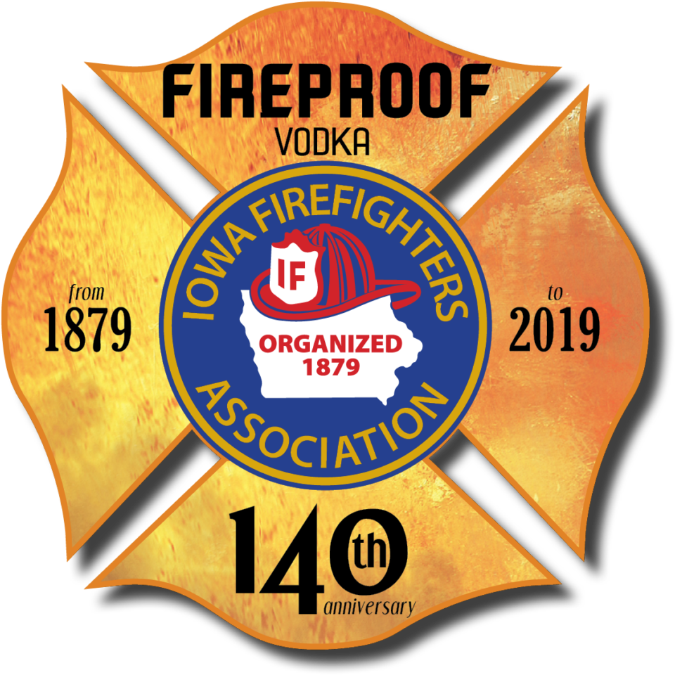 Collectible Firefighter Liquor Bottle - Emblem Clipart (1024x1024), Png Download