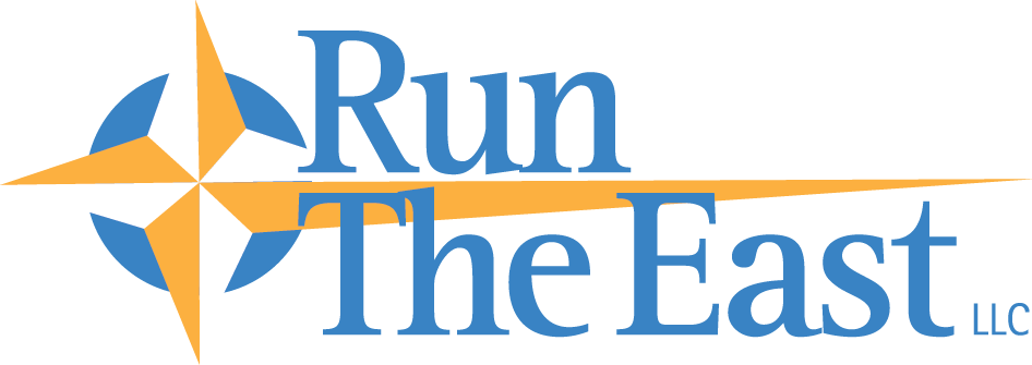 Run The East Llc - Graphic Design Clipart (946x335), Png Download