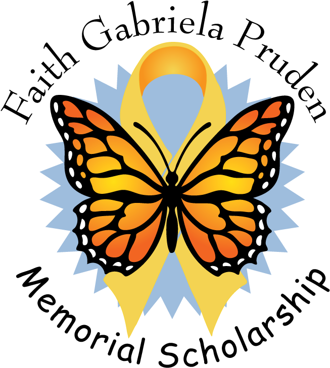 Faith Pruden Memorial Scholarship Logo Small - Childhood Cancer Clipart (709x758), Png Download