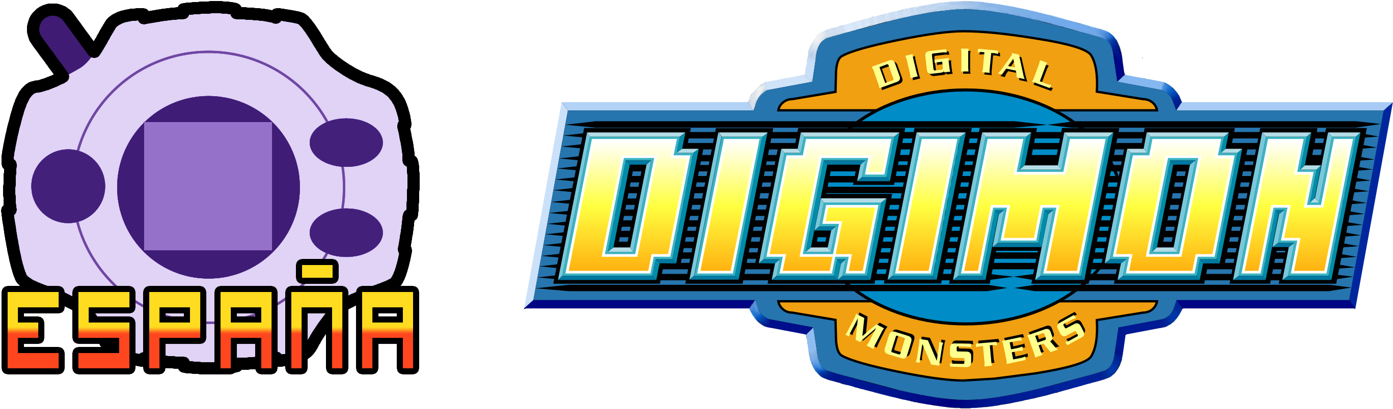 Digimon España - Digimon Clipart (2777x834), Png Download