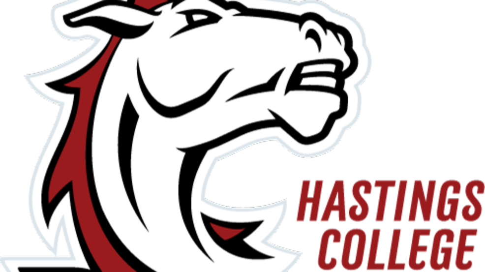 Hastings College Athletics Logo Clipart (986x553), Png Download
