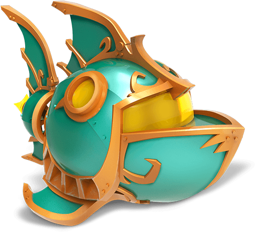 Skylanders Superchargers Reef Ripper Clipart (580x600), Png Download