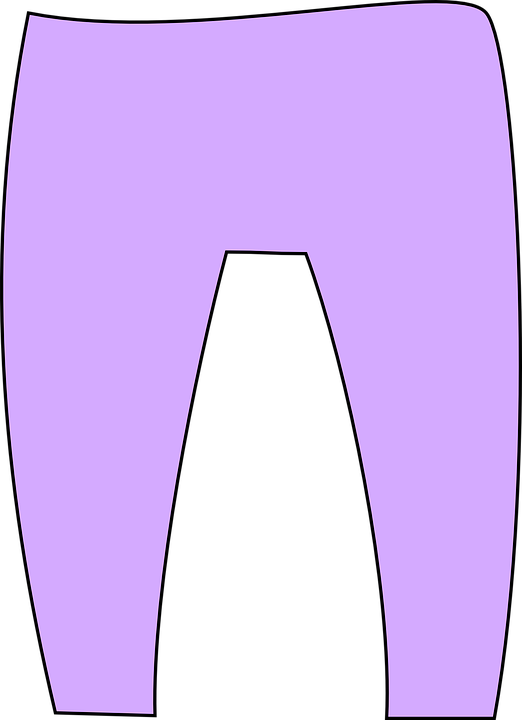 Purple Trousers Clipart - Png Download (522x720), Png Download