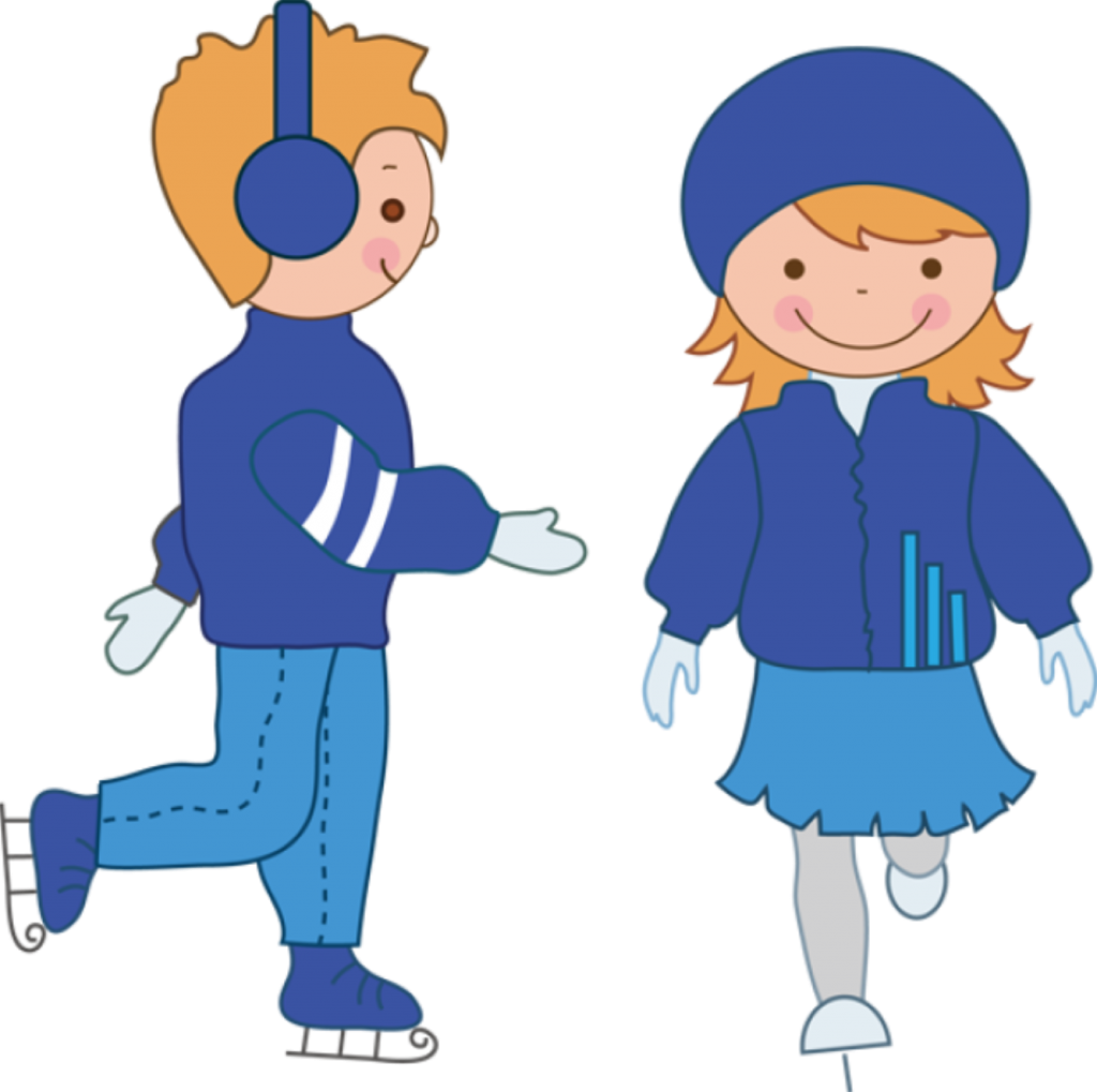 Png Free Library Free Ice Skating Clipart - Ice Skating Clipart Png Transparent Png (1024x1019), Png Download